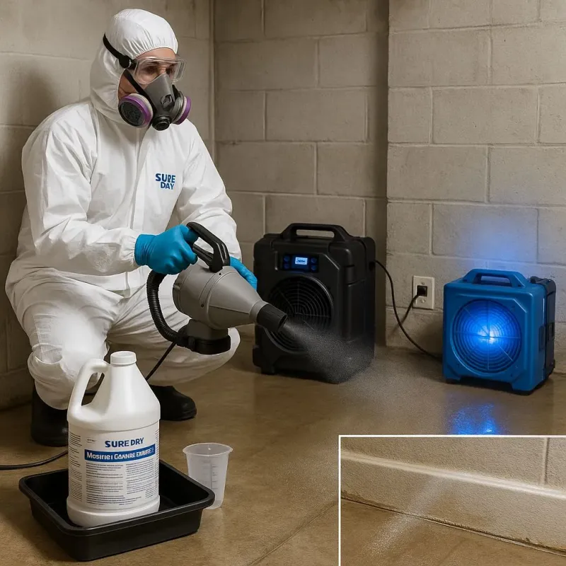 Sanitization and Odor Removal process in Deerfield, IL